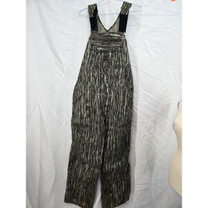 Vintage Liberty Realtree Camo Overalls Mens USAMade Bark Camouflage Bib Workwear
